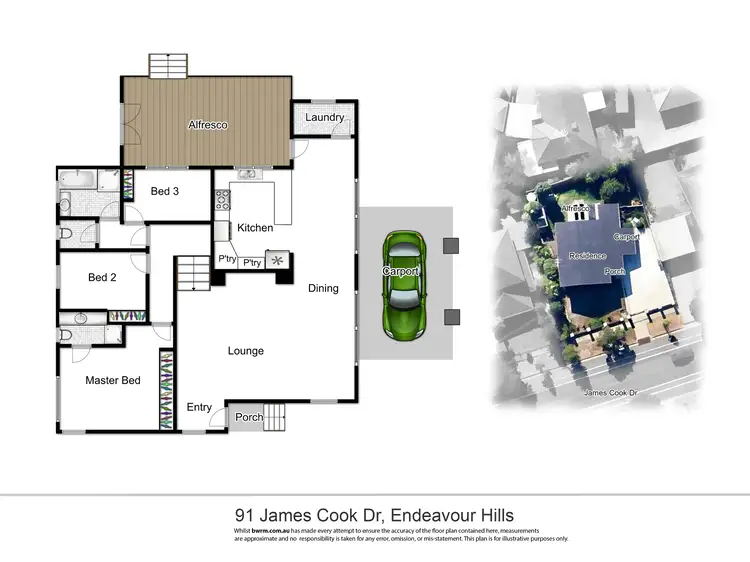 Floorplan of Homely house listing, 91 James Cook Drive, Endeavour Hills VIC 3802