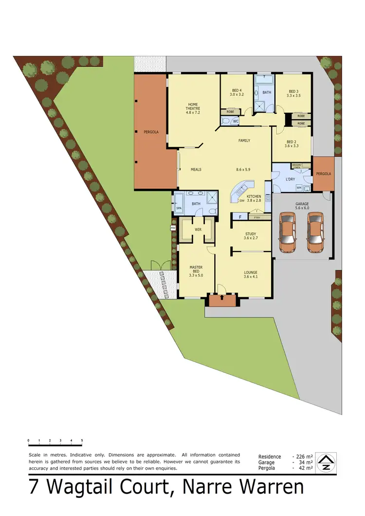 Floorplan of Homely house listing, 7 Wagtail Court, Narre Warren VIC 3805