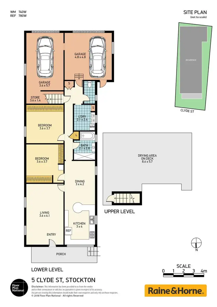 Floorplan of Homely house listing, 5 Clyde Street, Stockton NSW 2295