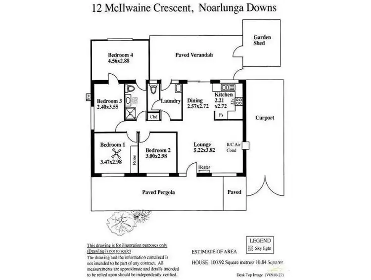 Floorplan of Homely house listing, 12 McIlwaine Crescent, Noarlunga Downs SA 5168