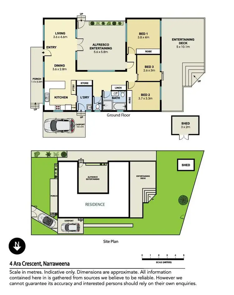 Floorplan of Homely house listing, 4 Ara Crescent, Narraweena NSW 2099