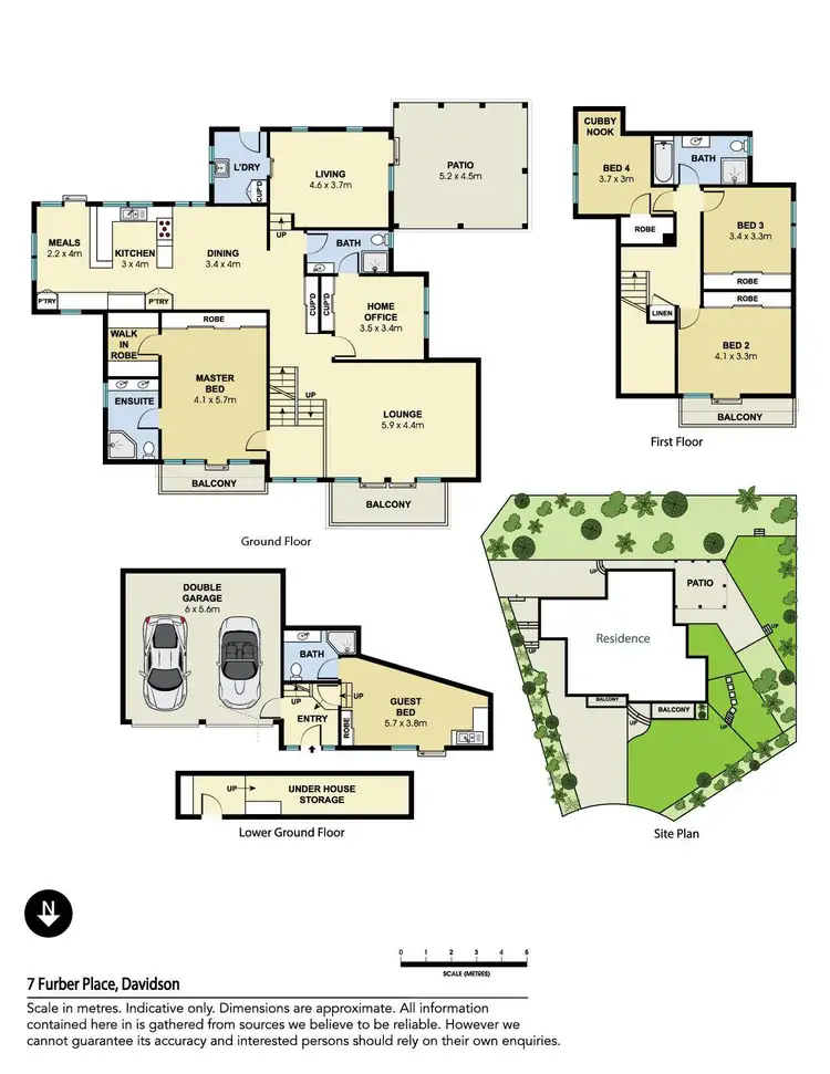 Floorplan of Homely house listing, 7 Furber Place, Davidson NSW 2085