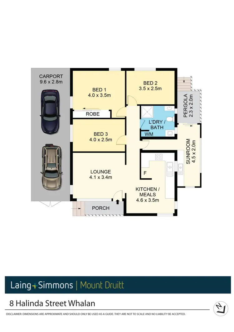 Floorplan of Homely house listing, 8 Halinda Street, Whalan NSW 2770