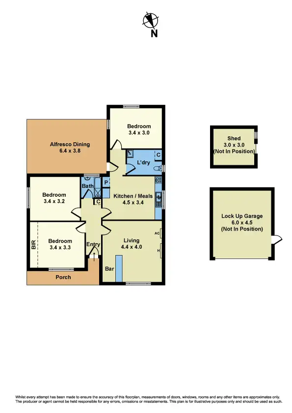 Floorplan of Homely house listing, 19 Metherall Street, Sunshine North VIC 3020