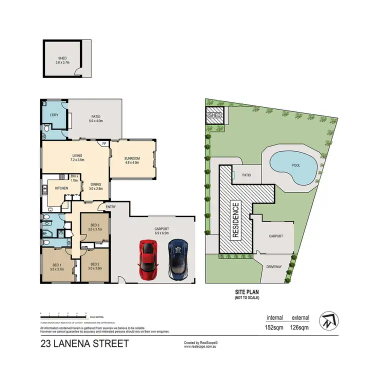 Floorplan of Homely house listing, 23 Lanena Street, Jindalee QLD 4074