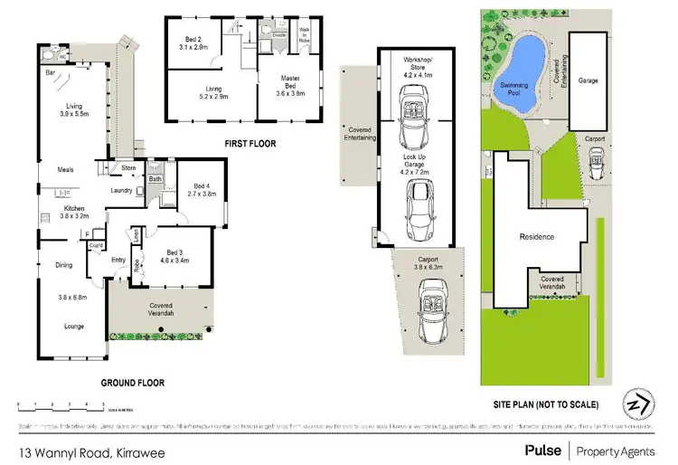 Floorplan of Homely house listing, 13 Wannyl Road, Kirrawee NSW 2232