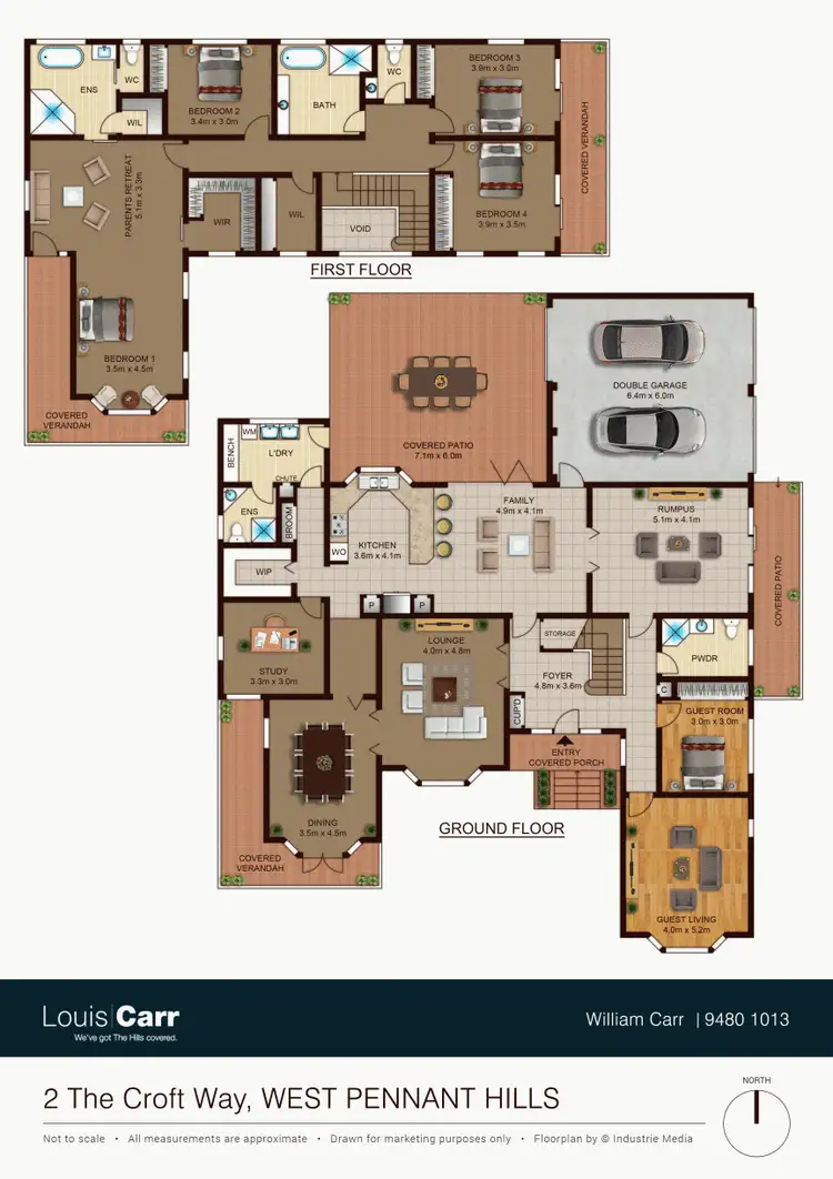 Floorplan of Homely house listing, 2 The Croft Way, West Pennant Hills NSW 2125