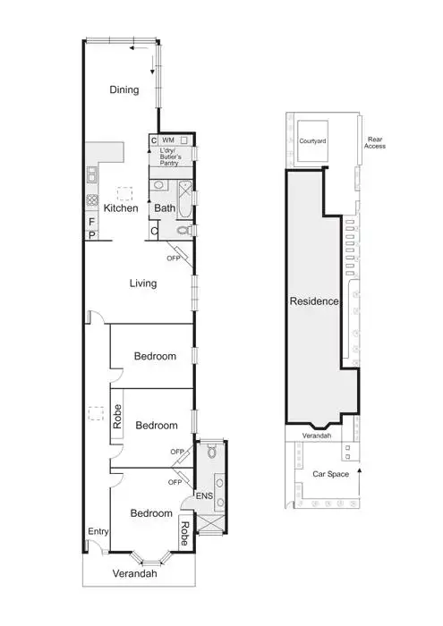 Floorplan of Homely house listing, 65 Byron Street, Elwood VIC 3184