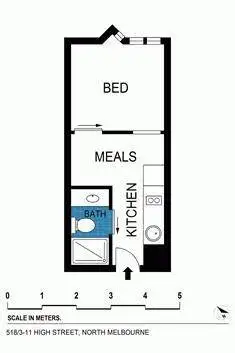 Floorplan of Homely apartment listing, 111/3-11 High Street, North Melbourne VIC 3051