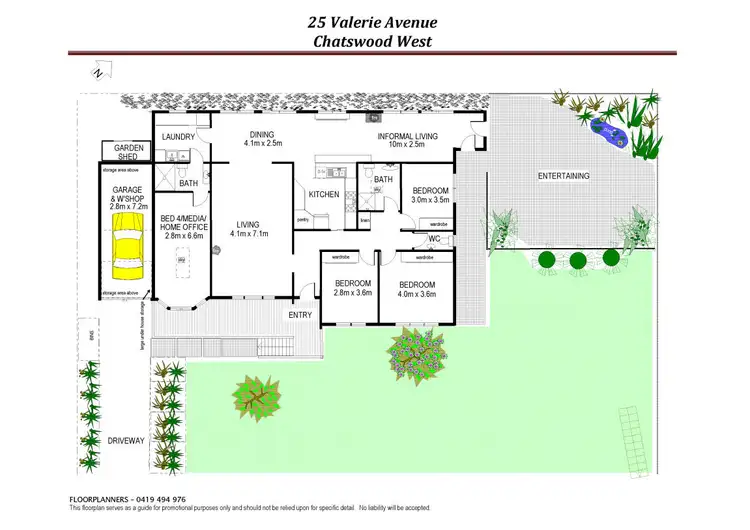 Floorplan of Homely house listing, 25 Valerie Avenue, Chatswood NSW 2067