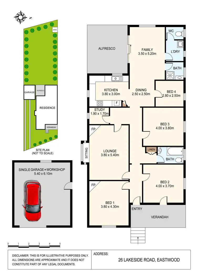 Floorplan of Homely house listing, 26 Lakeside Road, Eastwood NSW 2122