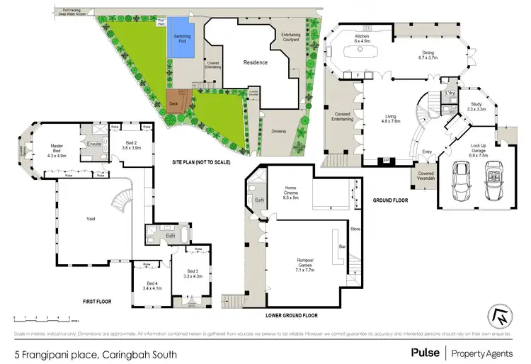 Floorplan of Homely house listing, 5 Frangipani Place, Caringbah South NSW 2229