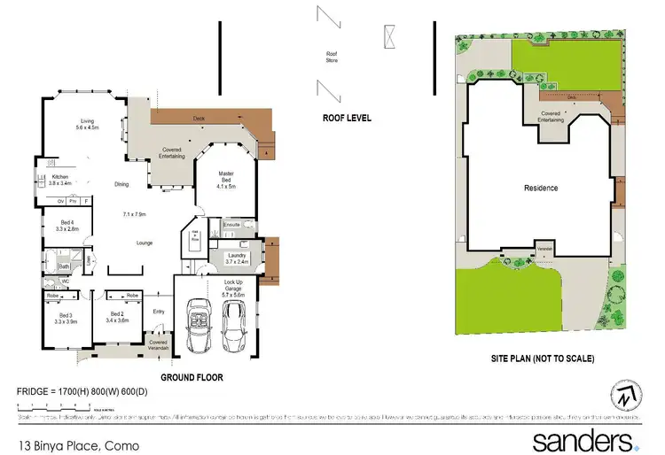 Floorplan of Homely house listing, 13 Binya Place, Como NSW 2226