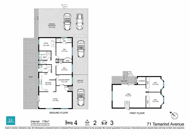 Floorplan of Homely house listing, 71 Tamarind Avenue, Bogangar NSW 2488