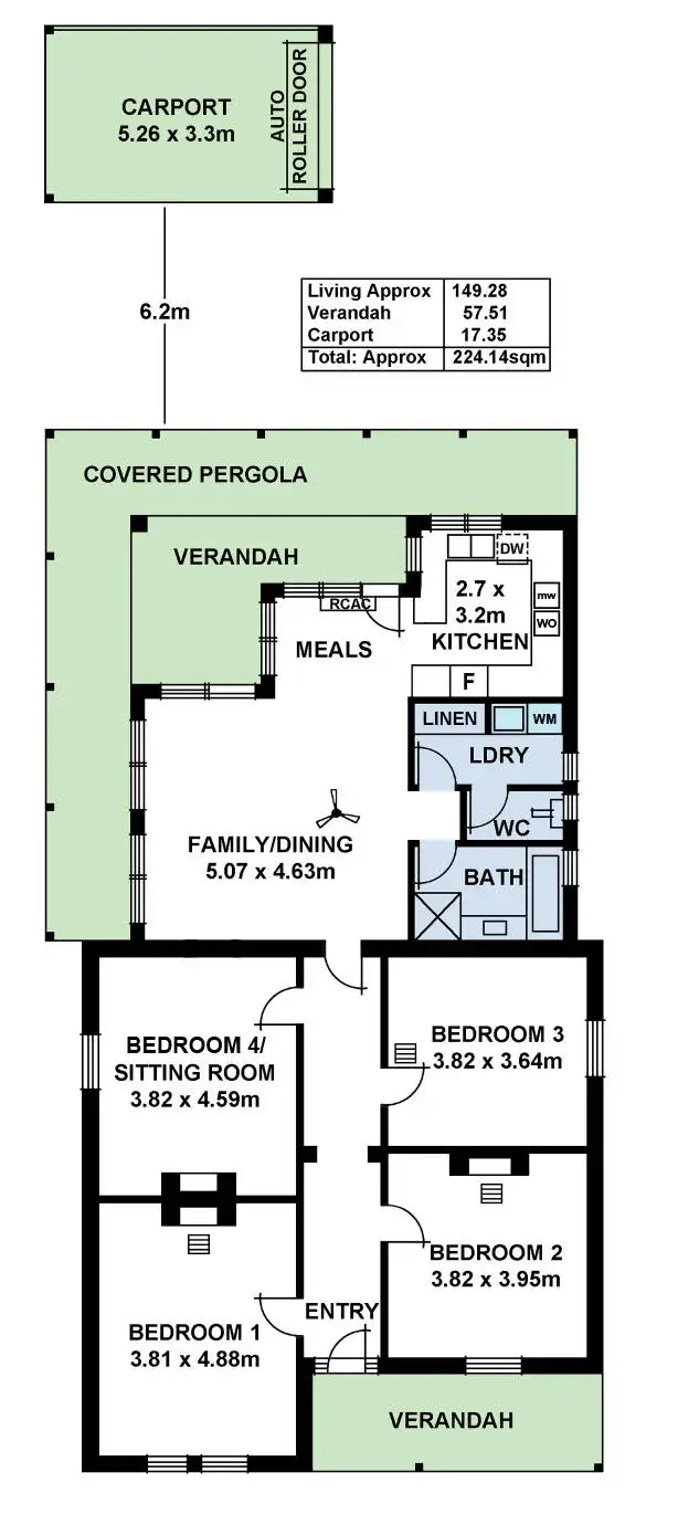 Floorplan of Homely house listing, 4/9 Adelaide Street, Maylands SA 5069