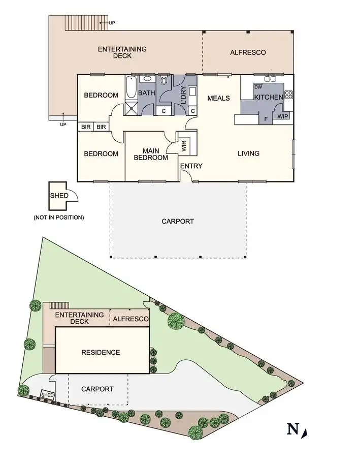 Floorplan of Homely house listing, 46 Meander Road, Hurstbridge VIC 3099
