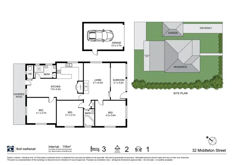 Floorplan of Homely house listing, 32 Middleton Street, Byron Bay NSW 2481