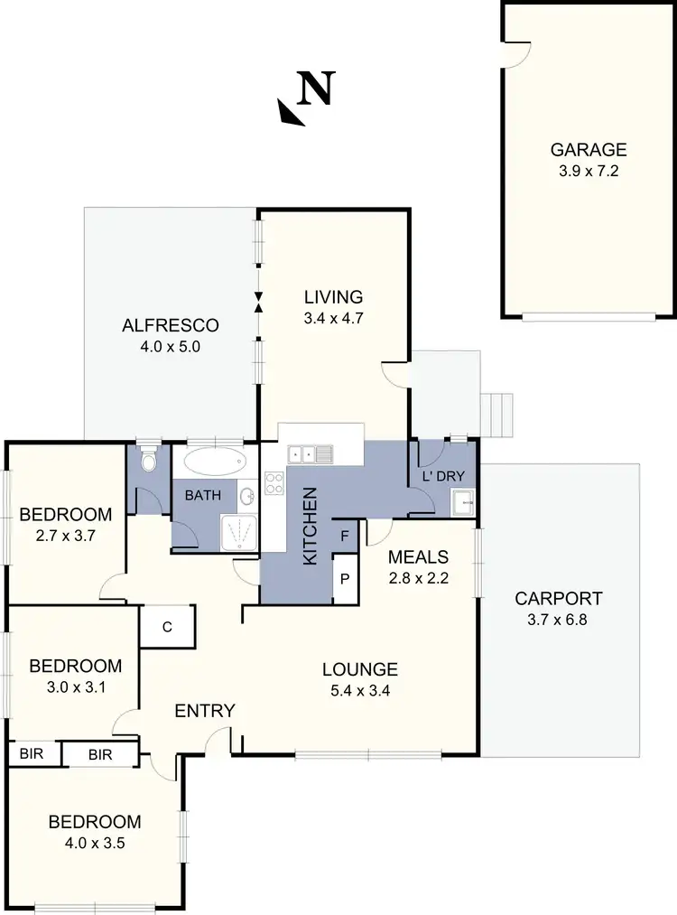 Floorplan of Homely house listing, 10 Glengariff Drive, Mulgrave VIC 3170