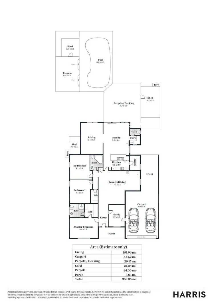 Floorplan of Homely house listing, 54 Mayfield Avenue, Hectorville SA 5073