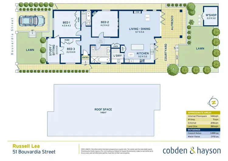 Floorplan of Homely house listing, 51 Bouvardia Street, Russell Lea NSW 2046
