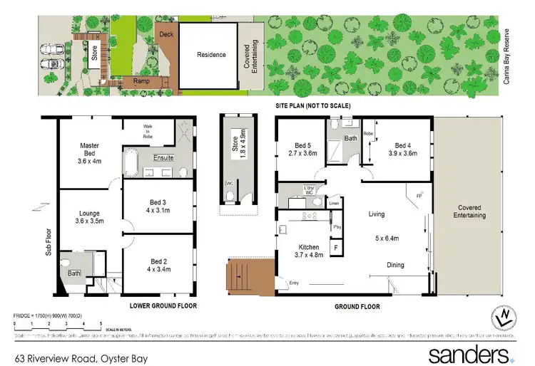 Floorplan of Homely house listing, 63 Riverview Road, Oyster Bay NSW 2225