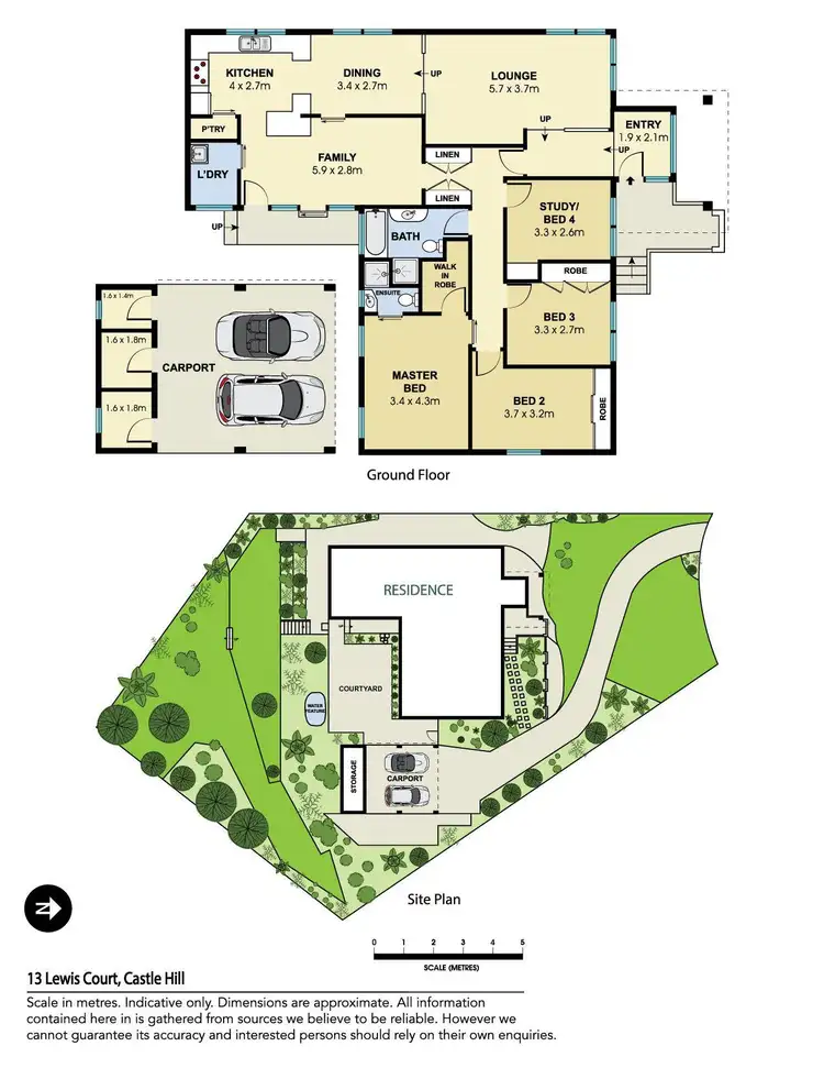 Floorplan of Homely house listing, 13 Lewis Court, Castle Hill NSW 2154