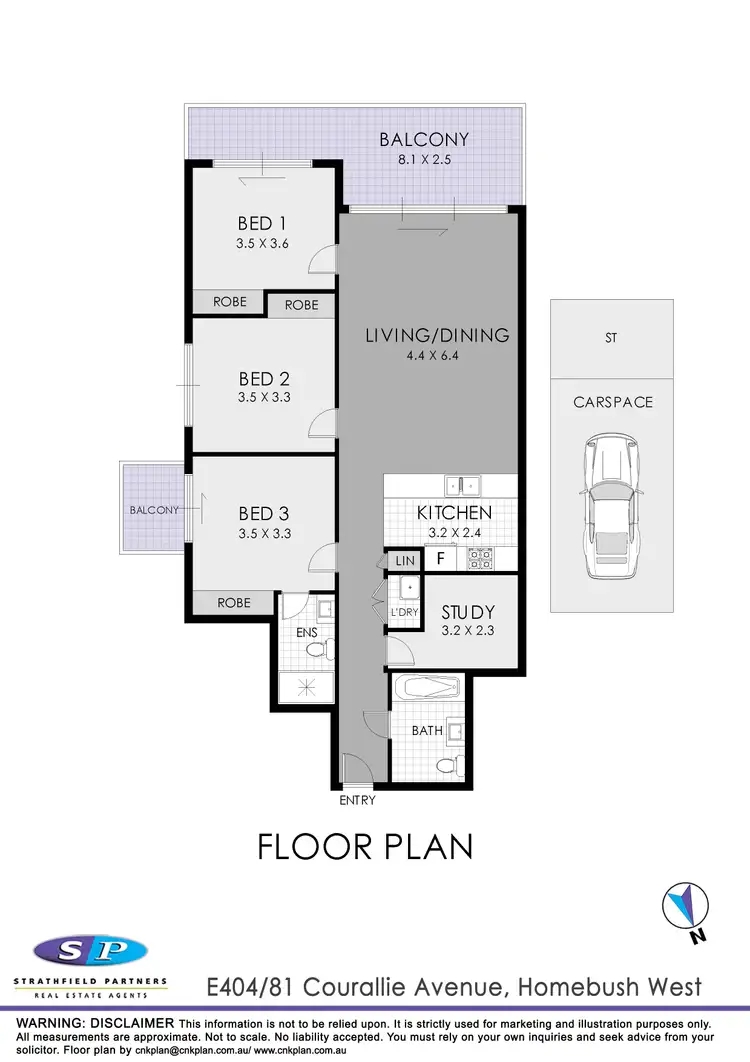 Floorplan of Homely apartment listing, E404/81 Courallie Avenue, Homebush West NSW 2140