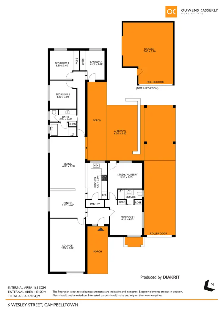 Floorplan of Homely house listing, 6 Wesley Street, Campbelltown SA 5074