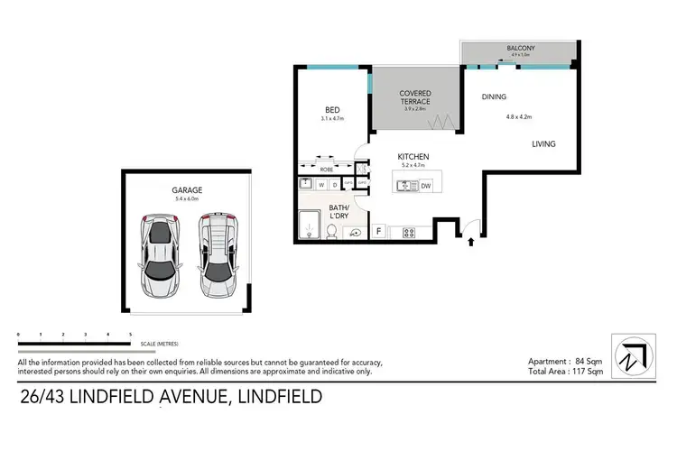 Floorplan of Homely apartment listing, 26/43 Lindfield Avenue, Lindfield NSW 2070