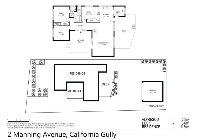 Floorplan of Homely house listing, 2 Manning Avenue, California Gully VIC 3556