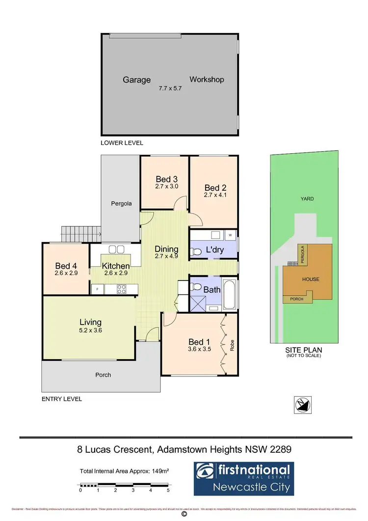 Floorplan of Homely house listing, 8 Lucas Crescent, Adamstown Heights NSW 2289
