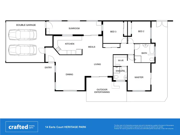 Floorplan of Homely house listing, 14 Earls Court, Heritage Park QLD 4118