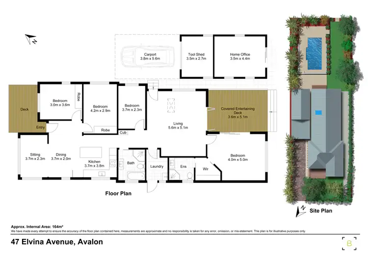 Floorplan of Homely house listing, 47 Elvina Avenue, Avalon Beach NSW 2107