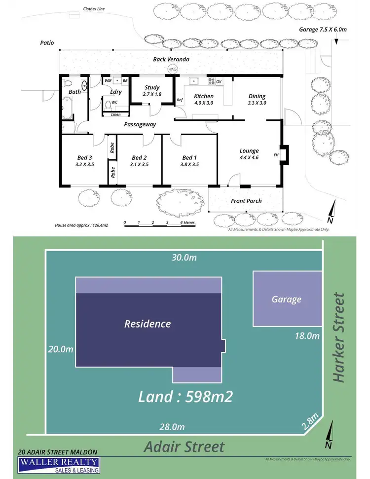 Floorplan of Homely house listing, 20 Adair Street, Maldon VIC 3463