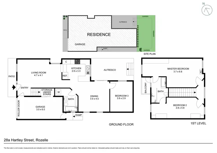Floorplan of Homely house listing, 28a Hartley Street, Rozelle NSW 2039