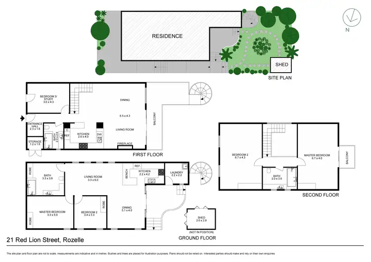 Floorplan of Homely house listing, 21 Red Lion Street, Rozelle NSW 2039
