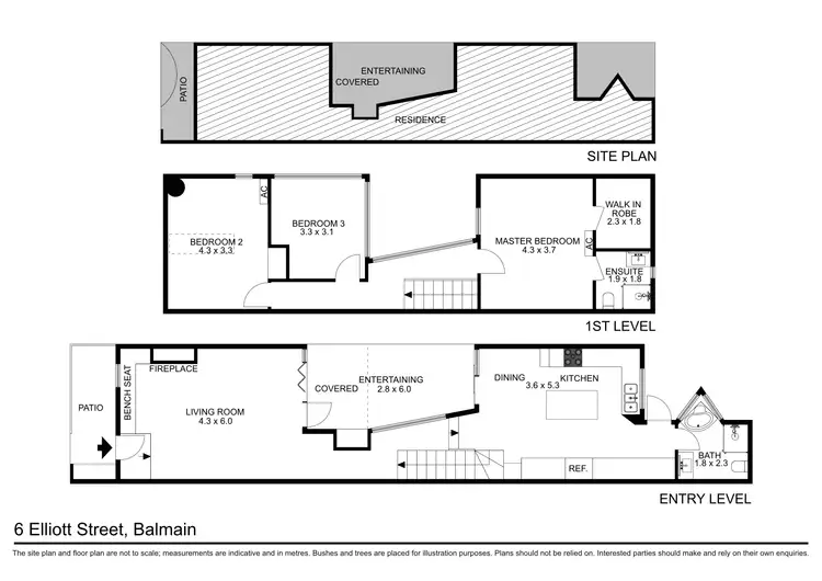 Floorplan of Homely house listing, 6 Elliott Street, Balmain NSW 2041