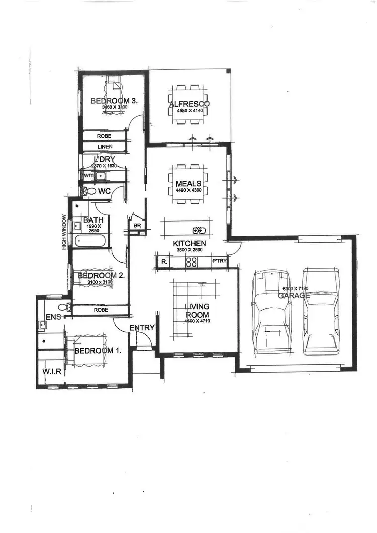 Floorplan of Homely house listing, 27 Jamieson Drive, Echuca VIC 3564
