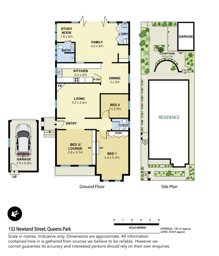 Floorplan of Homely house listing, 132 Newland Street, Queens Park NSW 2022