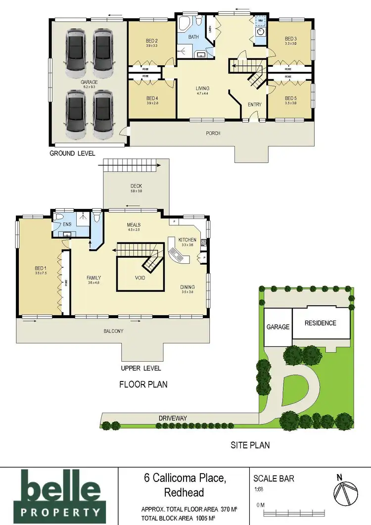 Floorplan of Homely house listing, 6 Callicoma Place, Redhead NSW 2290