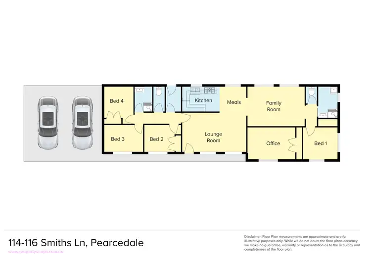 Floorplan of Homely house listing, 114-116 Smiths Lane, Pearcedale VIC 3912