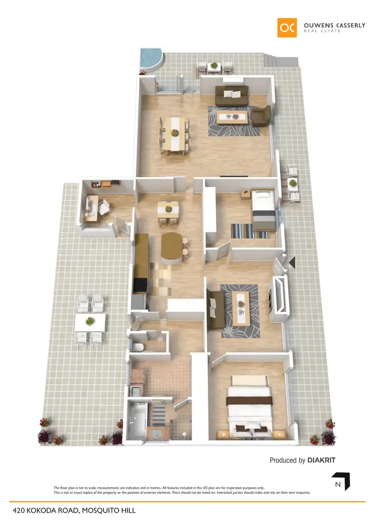 Floorplan of Homely house listing, 420 Kokoda Road, Mosquito Hill SA 5214