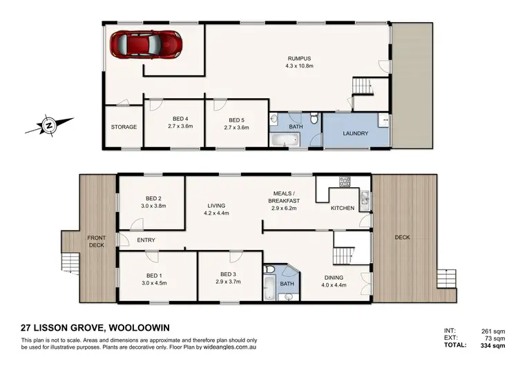 Floorplan of Homely house listing, 27 Lisson Grove, Wooloowin QLD 4030