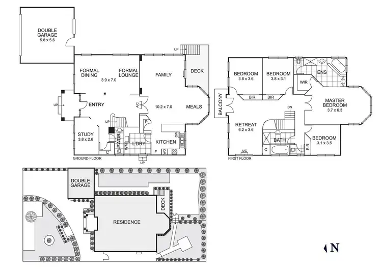 Floorplan of Homely house listing, 14 The Elms, Donvale VIC 3111