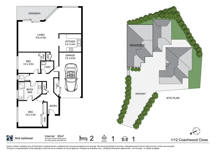 Floorplan of Homely unit listing, 1/12 Coachwood Close, Byron Bay NSW 2481