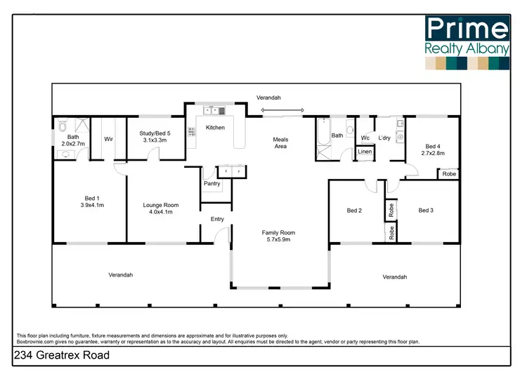 Floorplan of Homely house listing, 234 Greatrex Road, King River WA 6330