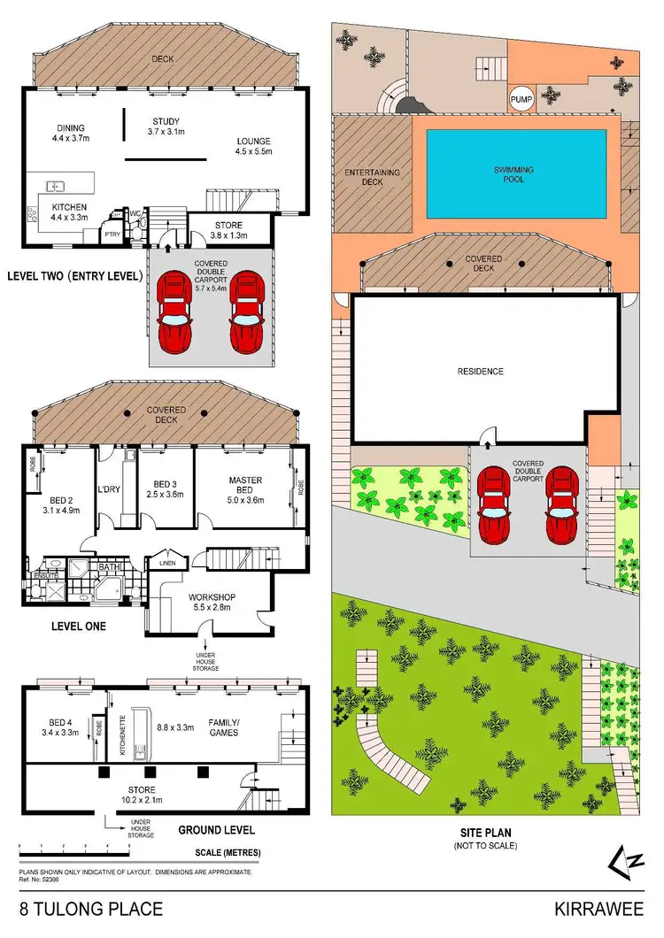 Floorplan of Homely house listing, 8 Tulong Place, Kirrawee NSW 2232