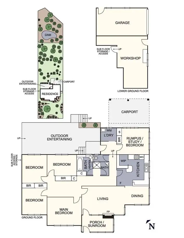 Floorplan of Homely house listing, 15 Bishops Road, Panton Hill VIC 3759