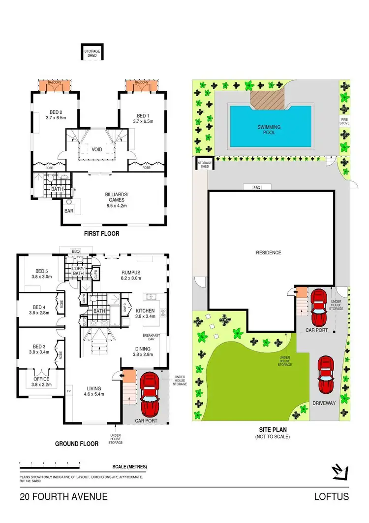 Floorplan of Homely house listing, 20 Fourth Avenue, Loftus NSW 2232