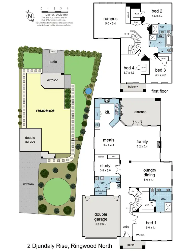 Floorplan of Homely house listing, 2 Djundaly Rise, Ringwood North VIC 3134